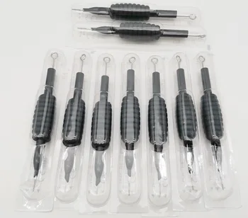 

40Pcs 3/4" (19mm) 3RS,5RS,7RS,9RS Mixed Size Black Tattoo Grips Tube with Needles Disposable Tattoo Needle Tube with Tip