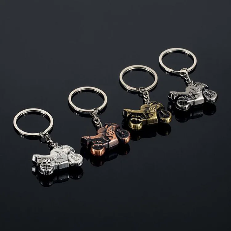 В настоящее время доступна торговля металлический мотоцикл брелок автомобиль модифицированный амортизатор брелок реклама маленький Gi