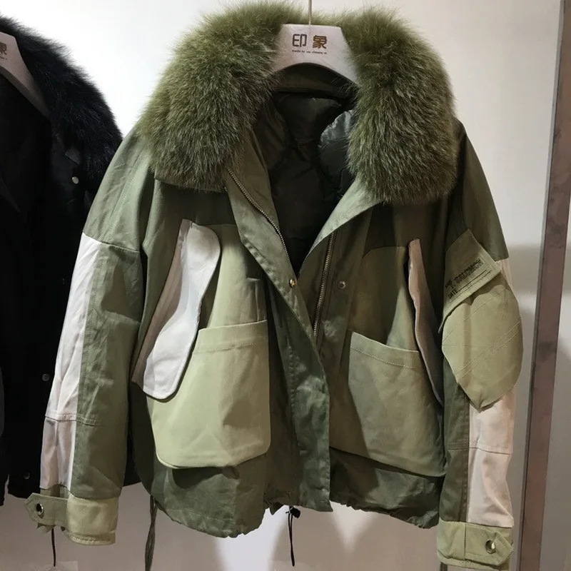 Janveny Liner Detachable Down Coat Women Winter
