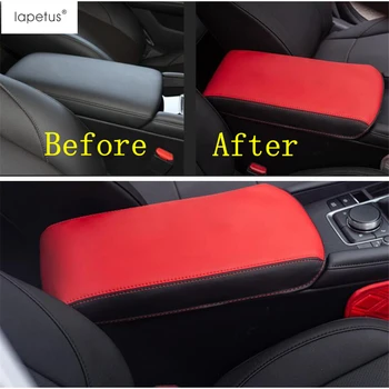 

Lapetus Accessories Fit For Mazda 3 2019 2020 Center Console Seat Armrest Storage Box Protector Pad Mat Molding Cover Kit