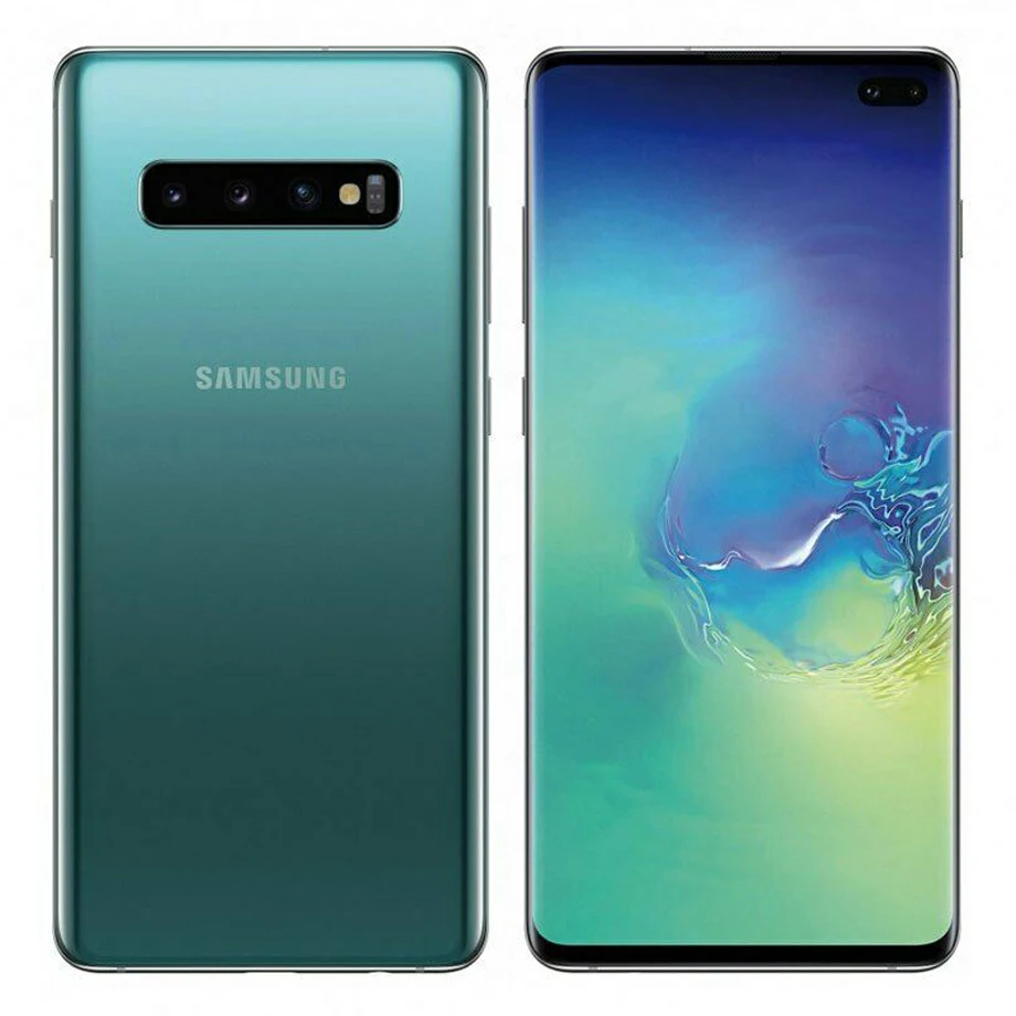 Samsung-Galaxy s10 plus s10 g9750携帯電話,デュアルSIMカード,snapdragon 855プロセッサ,8GB  RAM,128GB rom,オクタコア,6.4インチ画面,NFC,4g,オリジナル