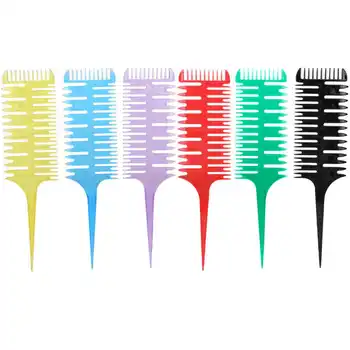 

6pcs Tail Comb Hair Dye Comb Hairdressing Hair Styling Tool Professional Styling Comb Professional Hair Perming Coloring Combs
