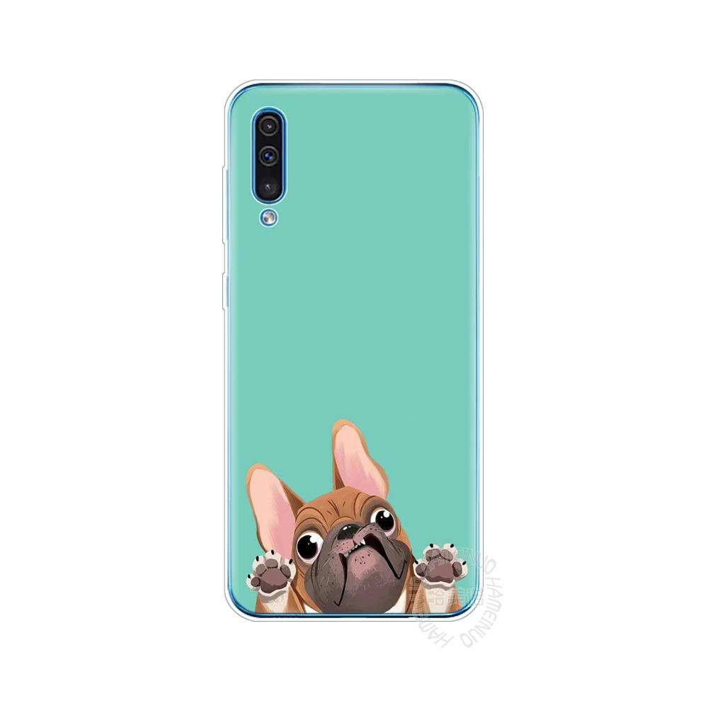 72290 Обложка для телефона из силикона и ТПУ чехол для samsung Galaxy S10 E PLUS A10 A20 A30 A40 A50 A70 A10E A20E M20 крышка французский щенок бульдога - Цвет: 72290