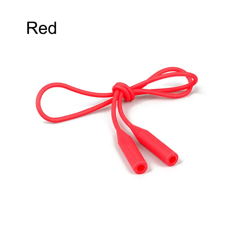 56 см силиконовые очки ремешок на цепочке держатель кабеля шейный ремешок для чтения очки Хранитель JS25 - Цвет: Красный