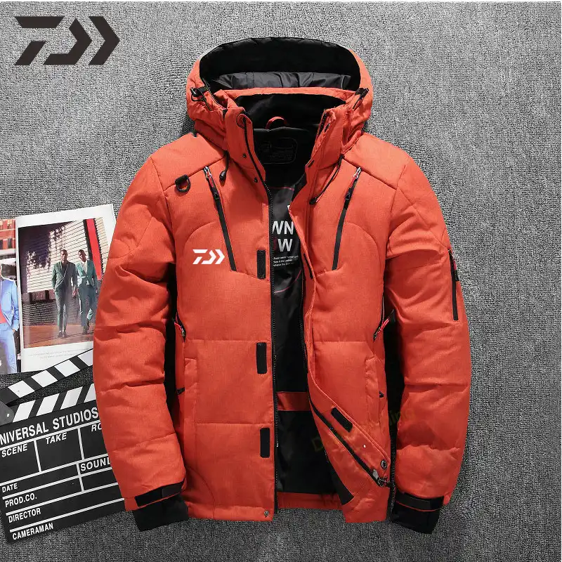 ダイワ釣りジャケット冬キープベルベットマルチポケットフード付き服釣り服男性服冬シャツ 釣りジャケット Aliexpress