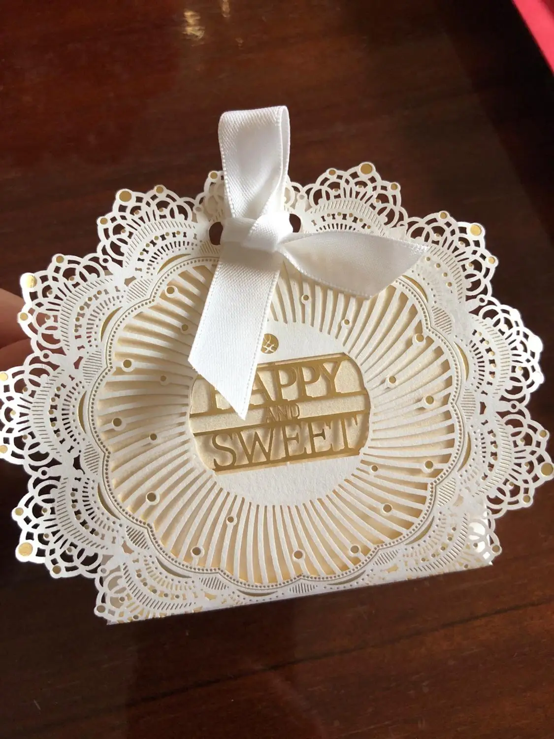 

10pcs Champagne candy box European carton wedding supplies creative Korean wedding candy box personalized sugar box portable