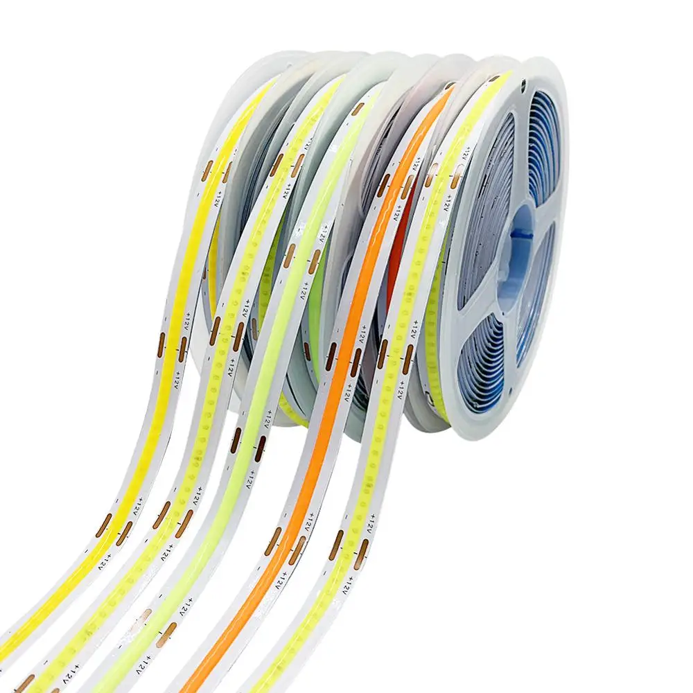 

SZYOUMY COB LED Strip 300LEDs High Density Flexible Tape RA80 Nature White Cool White Linear DC12V
