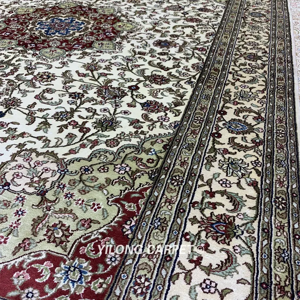 Yilong 5'x7' ручной персидский ковер классический турецкий античный шелковый ковер(HF322B