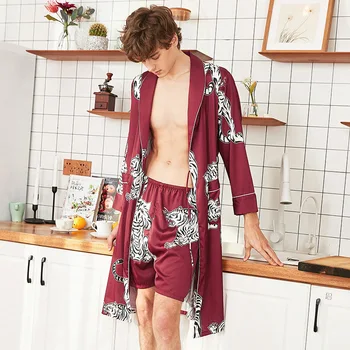 

Sexy Satin Pajamas Luxury Sleeping Suits for Men Sleepwear Pijama Set Short Man Set Pyjamas Sleep Wearman Silk Home Clothing