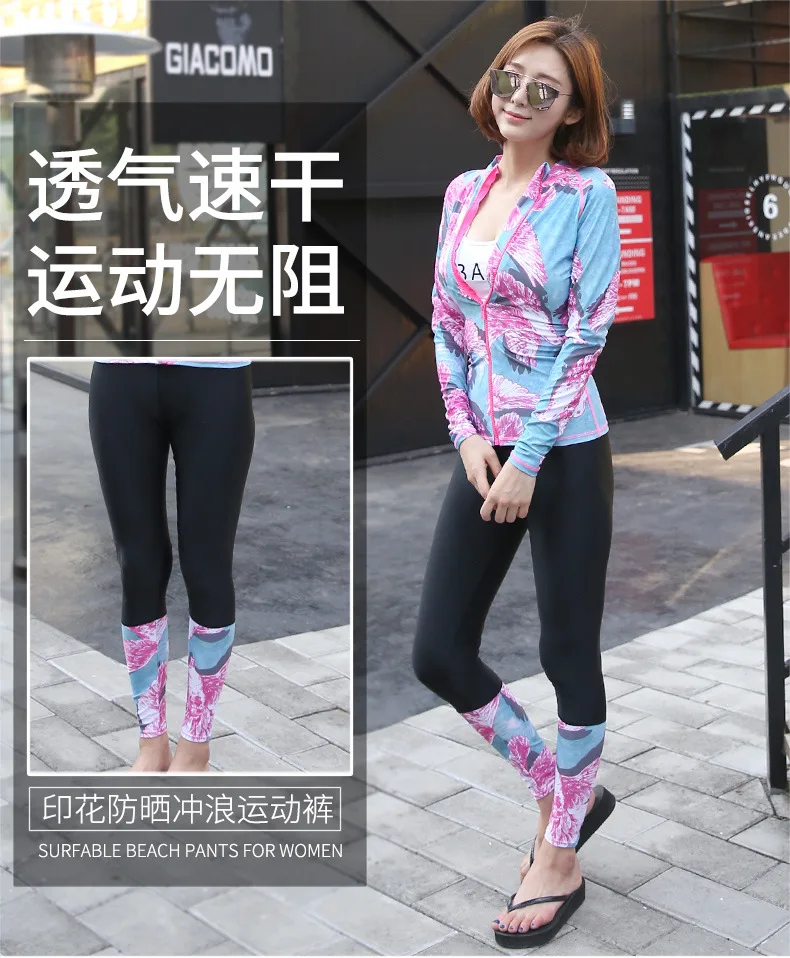 Sbart Outdoor Submersible Equipment Women's Diving Suit Surfing Quick-Dry Sun-resistant Bathing Suit Snorkeling Clothing Jellyfi