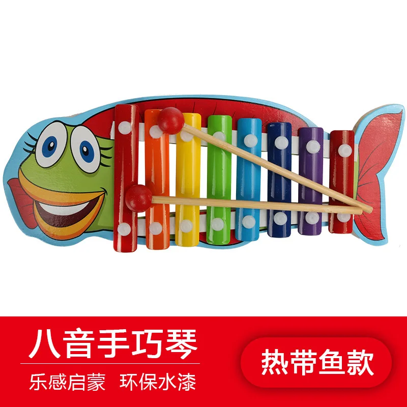 Knock Piano Octave Children Item Beat Animal-Musical Instruments Wooden ENLIGHTEN Young Early Education Wood Educational Toy