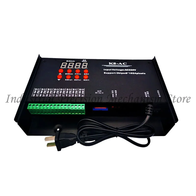 

K8-AC LED lights with Symphony full-color controller, KTV gym marquee programming control box
