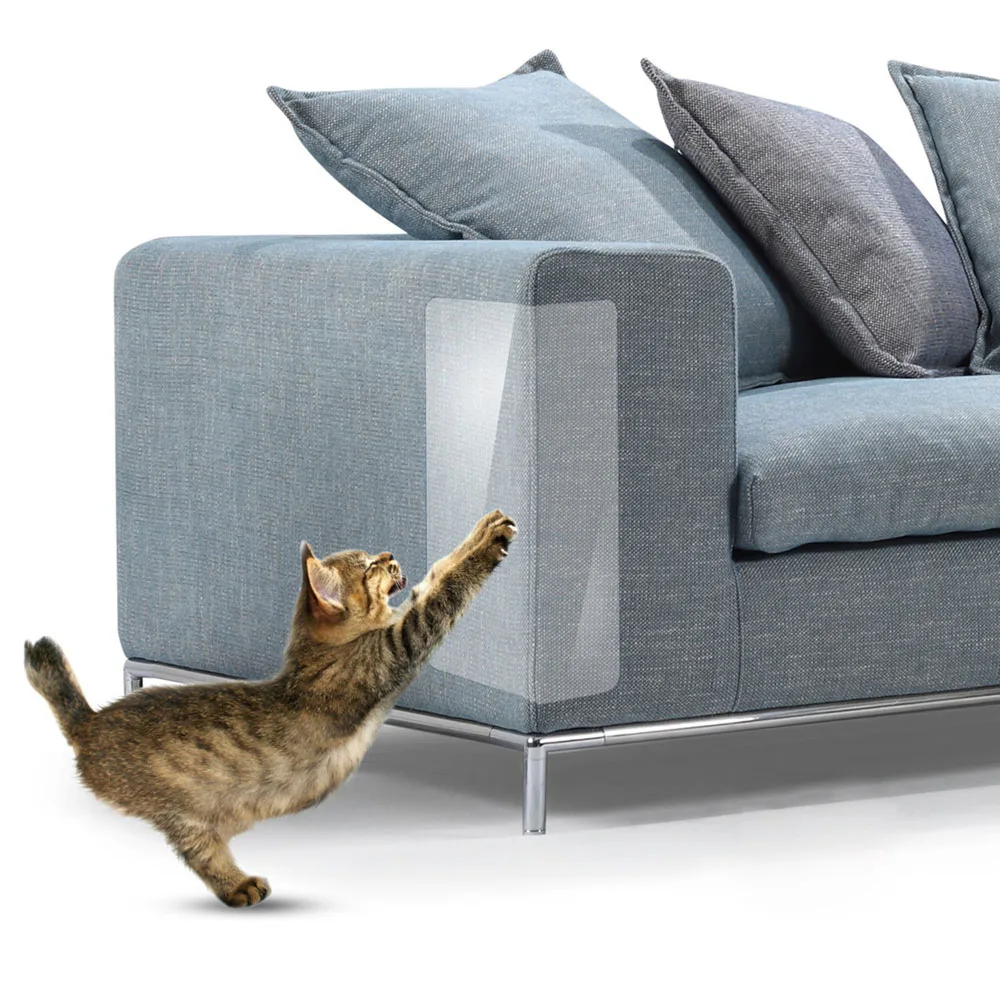 

2Pcs/Set Cat Scratch Guards Mat Scraper Cat Tree Scratching Claw Post Protector Sofa For Cats Scratcher Paw Pads Pet Furniture