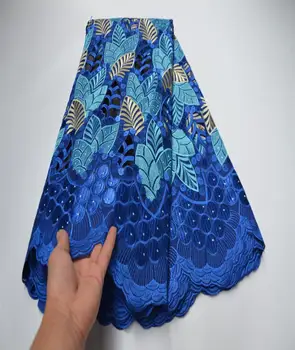 

Swiss Voile lace High Quality Soft Eyelet Embroidery African Lace Fabric Nigerian Cotton Lace For Sewing Dress