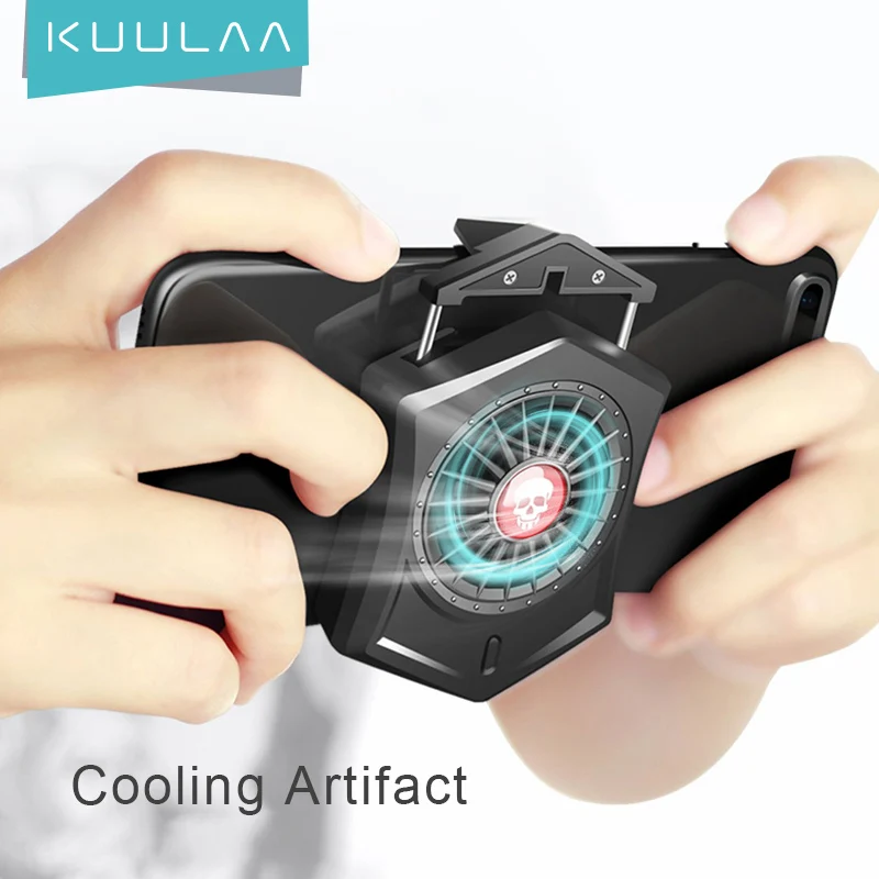 KUULAA Phone Cooler Cooling Fan Mobile Phone Radiator For iPhone