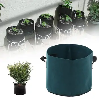

with Handle Vegetable Seedling Bag Creative Practical Nursery Bag Plant Grow Bag Balcony Storage Container Spring Potato