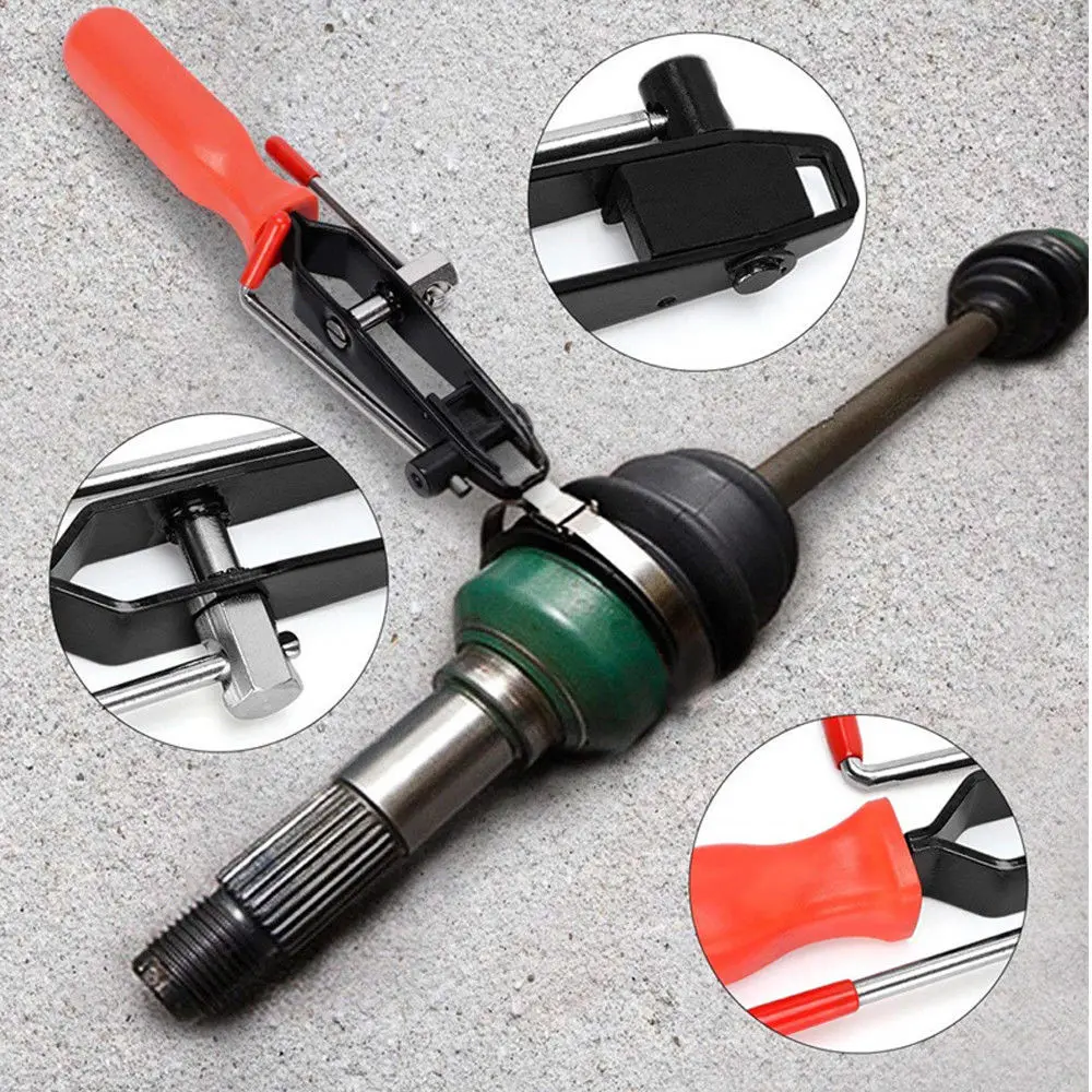1pc CV Joint Boot Clamp Pliers 7.8oz Ear-Type Hose Clips Tighten Universal Cooling System Car Repair Tool Kit Set 1pc CV Joint Boot Clamp Pliers 7.8oz Ear-Type Hose Clips Tighten Universal Cooling System Car Repair Tool Kit Set