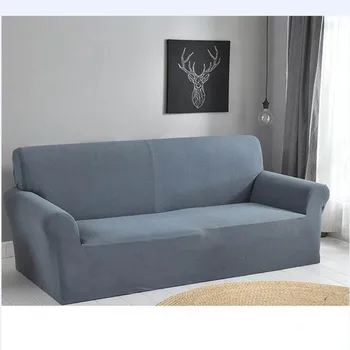 

Plain Color 1/2/3/4 Seater Sofa Recliner Slipcover Canap Home Furniture Protector Case Covers Armchair Couch Elastic
