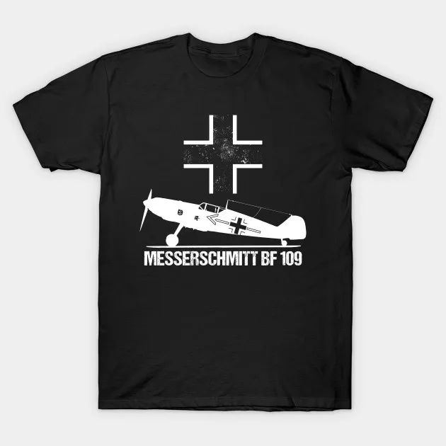 Мужская футболка Messerschmitt BF 109 ME Warbird немецкий люфтвафф WW2 Футболка женская мужская