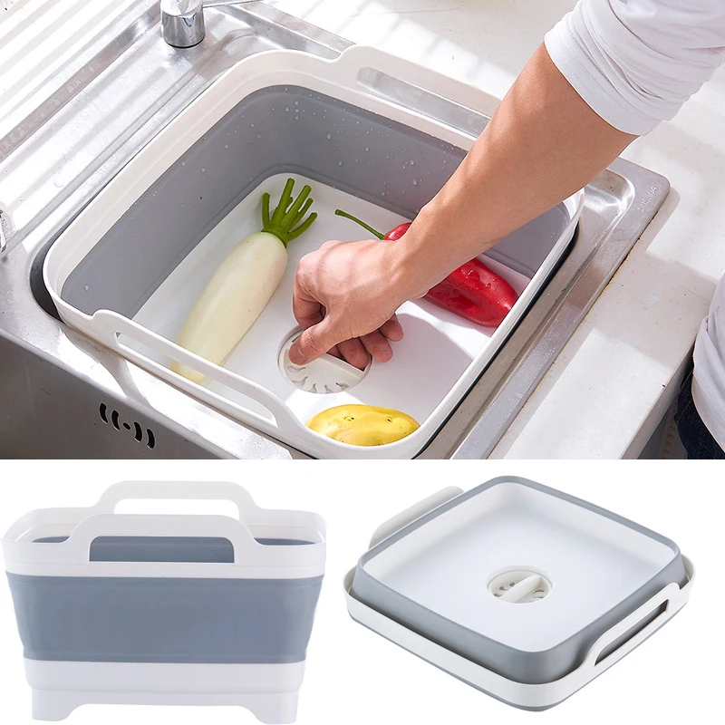 

Large Capacity Portable Folding Basin Sink For Home Organizer Kitchen Washing Basin