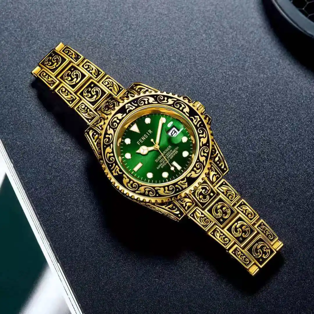2023 Year Watch Men  Fashion  copy Wristwatch   Men watch  Luminous Needle Calendar Male  copy Watch   montre homme