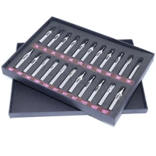 22pcs/lot Stainless Steel Tattoo Tips Kit Nozzle 22 Sizes Assorted Tattoo Mixed Tips For Tattoo Needles& Machine Tattoo Grips