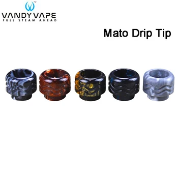 

Original Vandy Vape MATO Resin Drip Tip Mouthpiece for Electronic Cigarette Vandyvpae MATO RDTA Atomizers Tank