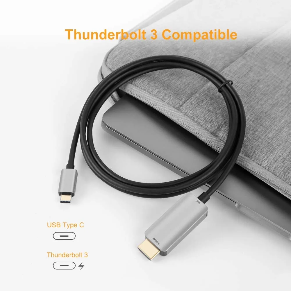 4k@60hz Usb C To Hdmi Cable Hdr 2k 