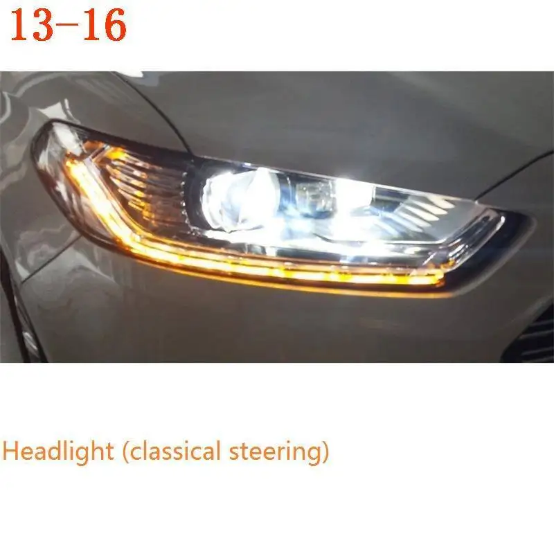 Drl Neblineros Para автозапчасти дневные ходовые огни автомобили Cob внешние светодиодные фары автомобильные фары в сборе для Ford Mondeo