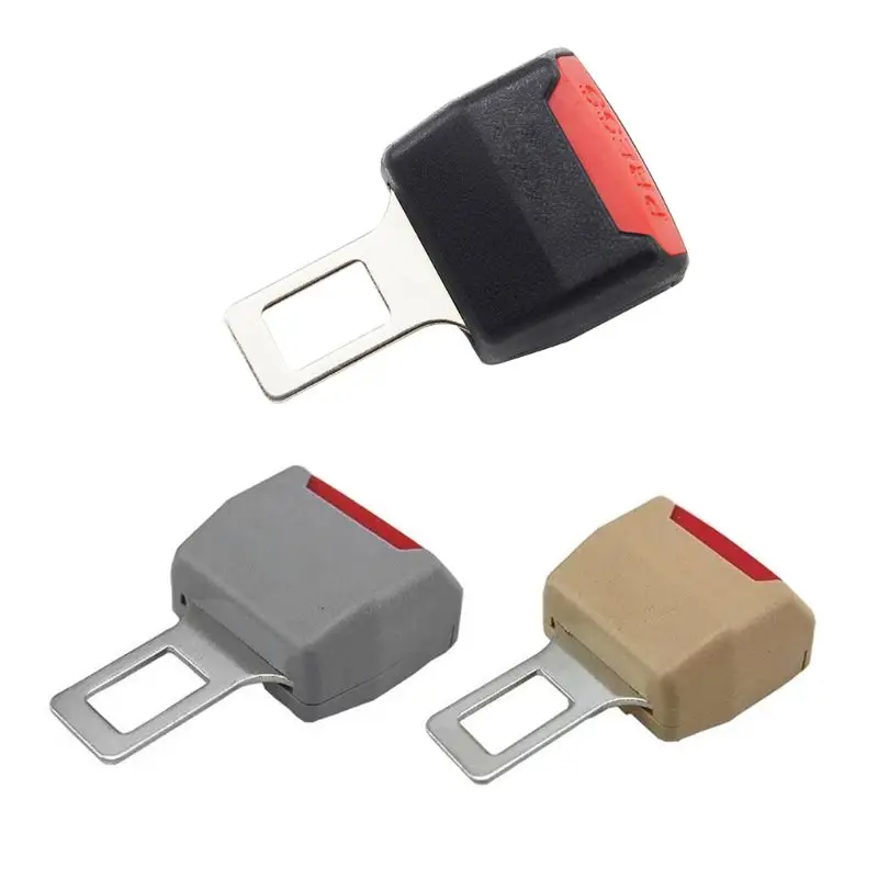 3 Color Car Seat Belt Clip Extender Safety Seatbelt Lock Buckle Plug Thick Insert Socket 1XCF 1Pc