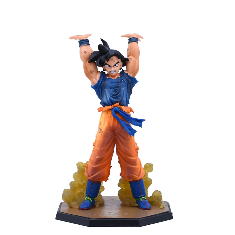 Аниме Dragon Ball Z Сон Гоку Гоко Genki Spirit Bomb пластмассовая фигурка DragonBall Гоку рисунок Kakarotto Коллекционная модель игрушка