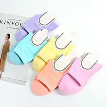 Японские хлопковые короткие носки для женщин и девочек в стиле Харадзюку Новые трикотажные изделия ярких цветов