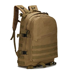 Большой емкости Военный Тактический штурмовой рюкзак армейский Молл Водонепроницаемый маленький рюкзак для наружного туризма кемпинга охоты - Цвет: Tan