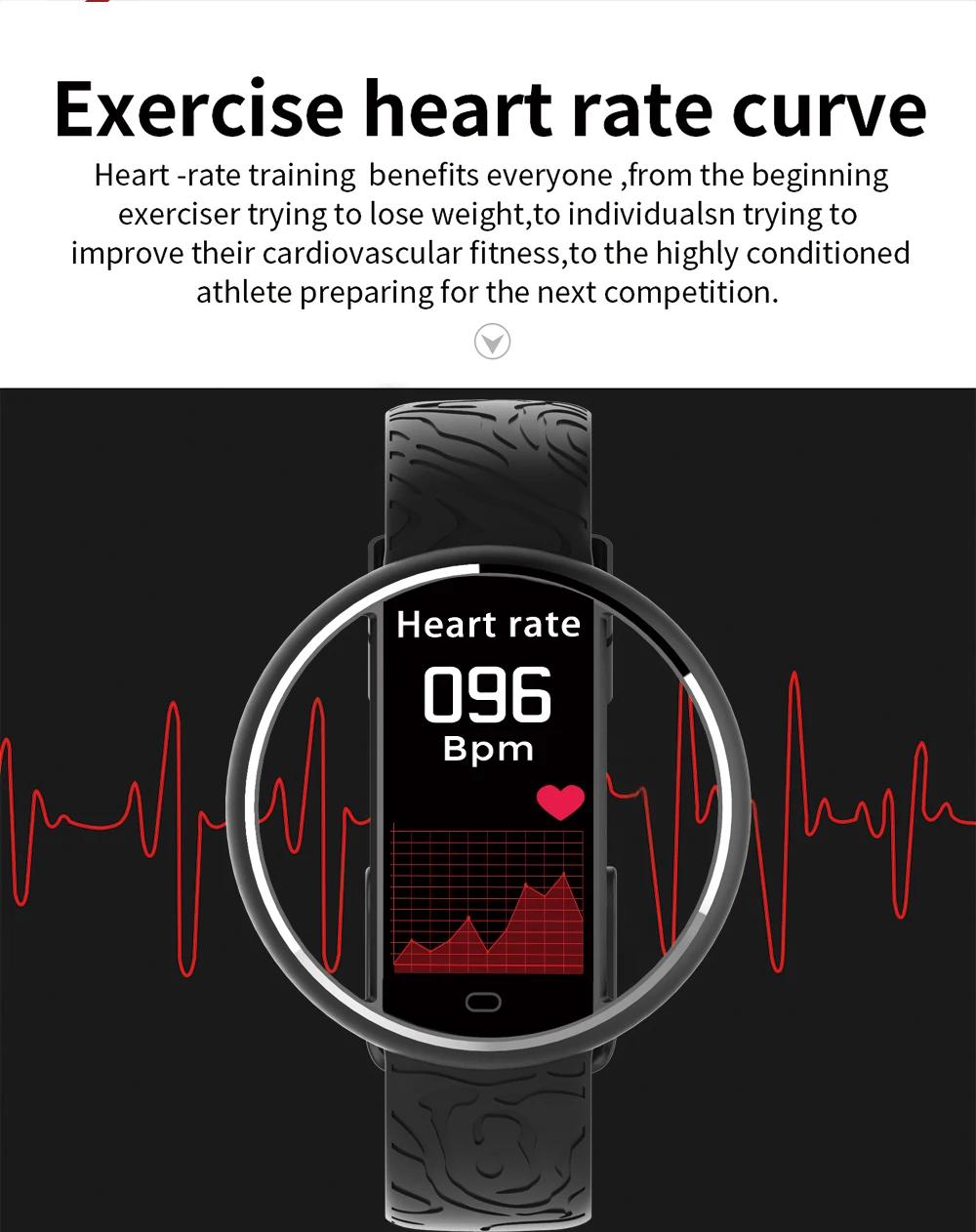 Новые женские Смарт-часы женские часы фитнес-трекер пульсометр кровяное давление функциональный Монитор водонепроницаемые спортивные умные часы