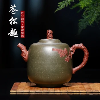 

tea fragrance yixing are recommended by pure manual undressed ore chlorite pines boring real kung fu tea set the teapot