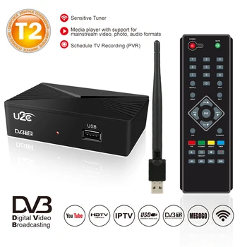 

Mini DVB-T2 Digital TV Box DVB T2 Wifi Receiver TDT TV Tuner HD Receptor DVBT2 HDTV Set Top Box DVB-T H.264 Decoder for Russian