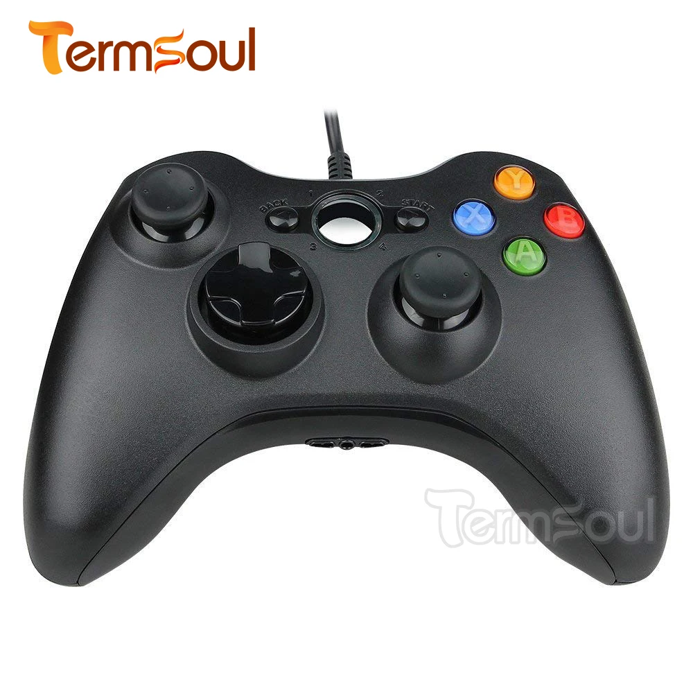 1 шт . геймпад USB проводной джойстик контроллер для Microsoft Xbox 360 ПК Windows7 белый цвет