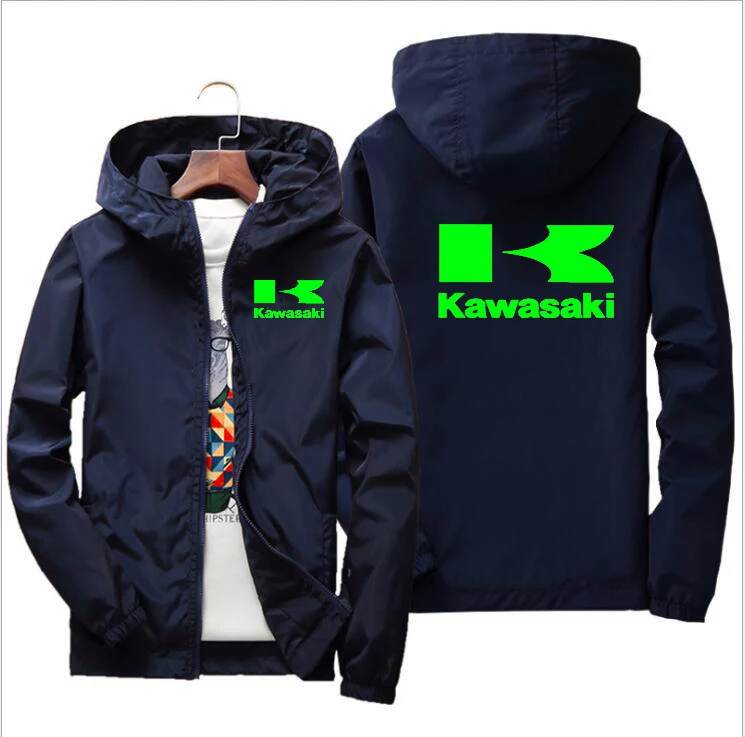 Мотоциклетная Заводская гоночная куртка для kawasaki, ветрозащитная куртка для езды на мотоцикле, костюм с капюшоном, ветровка, гоночный костюм SU