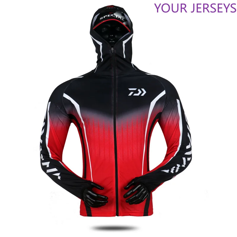 

2020 New Daiwa Spring Summer Long Sleeves Fishing Jacket Sun Protection Shirt Clothes Outdoor Running Pesca DAIWA Pesca Camiseta
