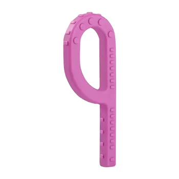 

Developmental Chewing Stick Flexible Infant Toy Training Soothing Silicone Teether Therapy P Shaped Autistic Non Toxic Baby Care