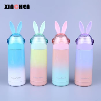 

Thermal Water Bottle Stainless Steel Insulation Cup Portable Water Bottle Vacuum Flask Mug Thermocup Gradient For Girls