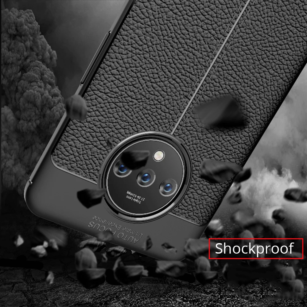 Кожаный чехол для Oneplus 7 T чехол Роскошный Бампер Мягкий силиконовый чехол для телефона для Oneplus 7 T Pro one Plus 7 T 7 T Funda 1+ 7 T