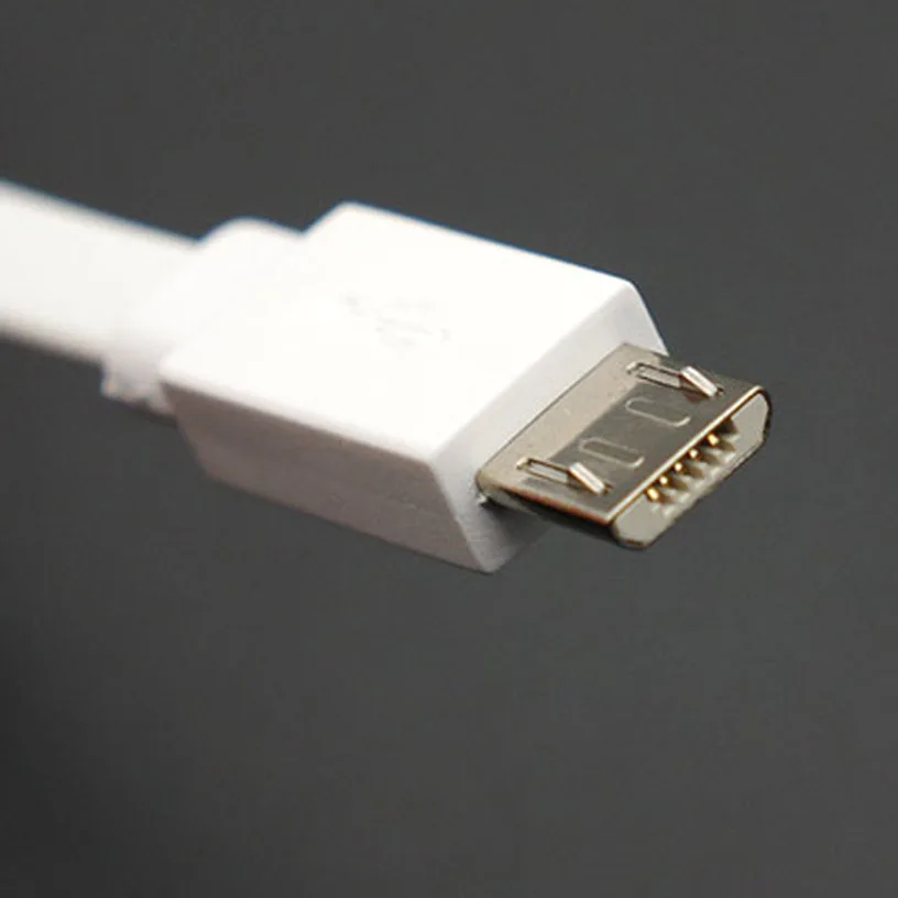 dedicated micro USB charging cable port D + D- Andrews flat short jumper car / charge mobile computer USB port
