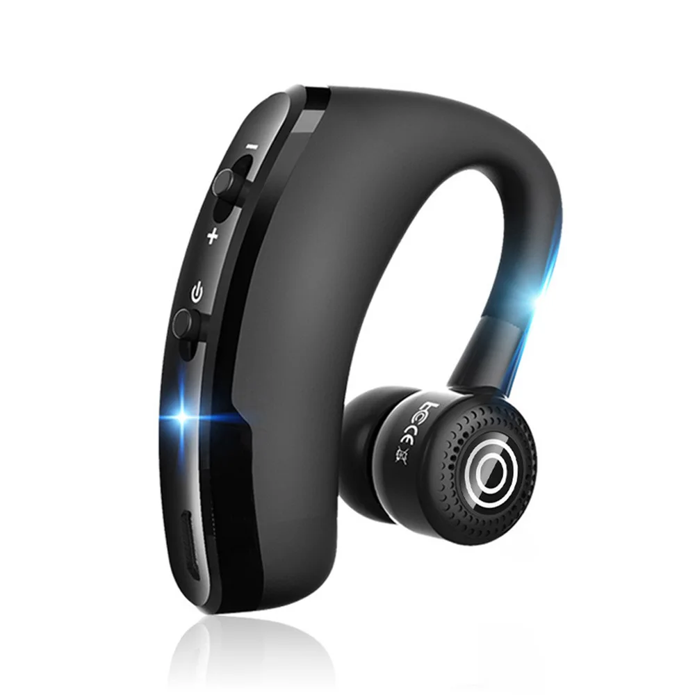 V9 Bluetooth Earphone Handsfree Wireless Headset Business Headset Drive Call Noise Canceling Voice Recognition Bluetooth Headset