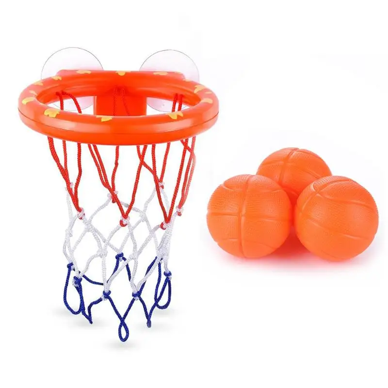 

Toddler Bath Toys Kids Basketball Hoop Bathtub Water Play Set for Baby