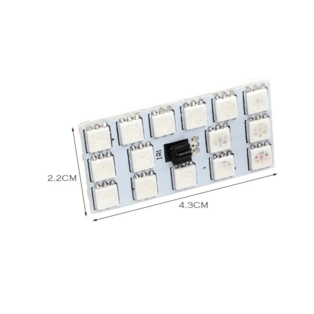 Автомобили 12V T10 5050 15SMD автомобиля Дистанционное управление Светодиодный светильник автомобиль RGB светодиодный внутренний купол Клин для чтения красочные светильник led лампа