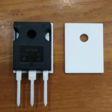 TO-247 керамический лист 17*22*0,6 глинозема керамическая теплоизоляция IGBT Высокая термостойкость Высокое напряжение охлаждающая подставка