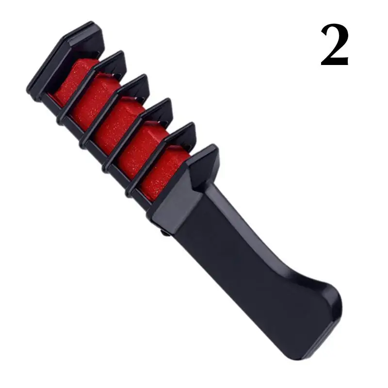 Hot Sale Disposable Hair Dye Halloween Dyed Comb High Quality Temporary Hair Dye Multicolor Dye - Цвет: 2