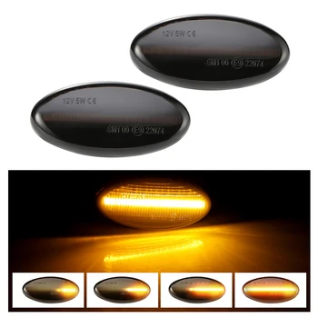 

2 Pieces Smoke Led Dynamic Side Marker Turn Signal Light Sequential Blinker Light Led Auto Lamp For MAZDA 3 For MAZDA 2 5 MPV