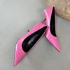 2022 Luxury Women 8cm High Heels Pumps Scarpins Office Ladies Designer White Green Black Heels Prom Stiletto Dress Party Shoes ► Photo 3/6